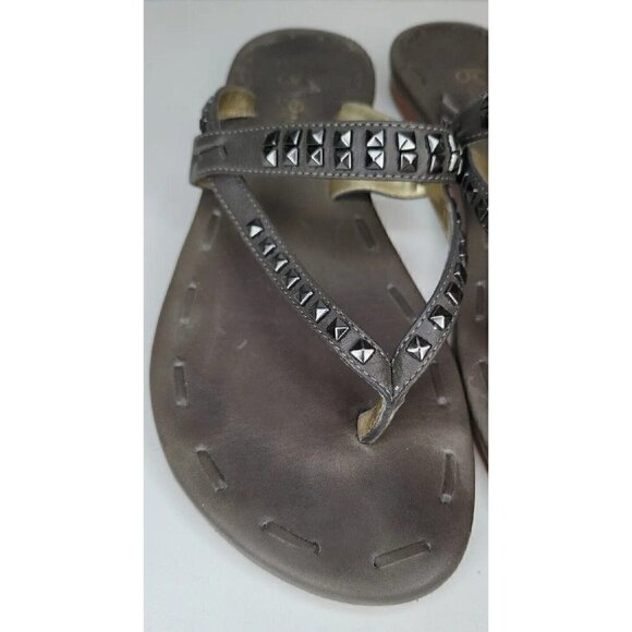 Matt Bernson Italian Leather Studded Sandal Womens Size 6, Made in Italy, GUC! - Picture 6 of 14